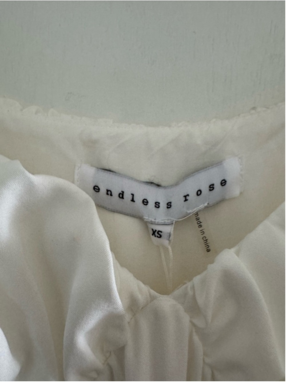 White Cottagecore Milkmaid Midi Dress Ruffle Tiered Romantic NWT XS - Picture 7 of 11